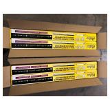 Lot of HALCO LIGHTING TECHNOLOGIES Dual 4 ft. 44.72 in. 64-Watt Equivalent Integrated LED White Strip Magnetic Linear LED Troffer Retrofit Kit 4000K   Customer Returns See Pictures