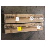 Lot of HALCO LIGHTING TECHNOLOGIES Dual 4 ft. 44.72 in. 64-Watt Equivalent Integrated LED White Strip Magnetic Linear LED Troffer Retrofit Kit 4000K   Customer Returns See Pictures