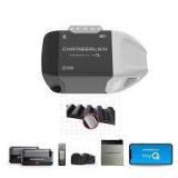 Chamberlain B2211T 1/2 HP Smart Quiet Belt Drive Garage Door Opener with Battery Backup  Customer Returns See Pictures