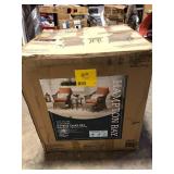 Hampton Bay Valley Spring 5-Piece Wicker Patio Conversation Set with Sienna Cushions Customer Returns See Pictures
