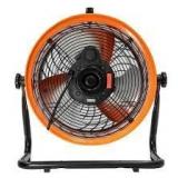 Commercial Electric 16 in. 3-Speed Drum Floor Fan in Orange High Velocity Turbo  Customer Returns See Pictures