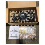 Hampton Bay Lillycrest 52 in. Indoor/Outdoor Aged Bronze Ceiling Fan with Downrod and Reversible Motor; Light Kit Adaptable    Customer Returns See Pictures