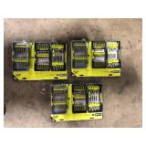 Lot of RYOBI Impact Driving Set (95-Piece)   Customer Returns See Pictures