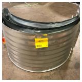 Lot of  Assorted Galvanized Steel Window Well Various Sizes and Conditions Customer Returns See Pictures