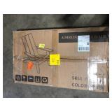 Wooden Black Outdoor Chair   Customer Returns See Pictures