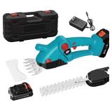 XQCK Cordless Grass Shears and Hedge Shrubbery Trimmer