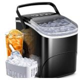 Aglucky Countertop Ice Maker with Handle