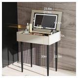 Begonia.K Makeup Vanity Desk with Mirror and Lights