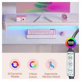 Bestier Small Gaming Desk with Power Outlets