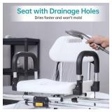 Elenker Sliding Shower Chair with Backrest