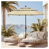 Green Party 10 Foot Outdoor Patio Umbrella