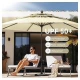 Green Party 10 Foot Outdoor Patio Umbrella