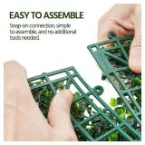 Yaheetech 6 Piece 20" X 20" Artificial Boxwood Panels