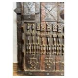 Excellent Early Relief Carved Dogon Granary Door
