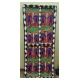 Wonderful LARGE Old Yoruba Beaded Panel/Door