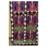 Wonderful LARGE Old Yoruba Beaded Panel/Door