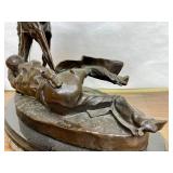 LARGE Old Vintage Frederic Remington Bronze Sculpture - "Wicked Pony"