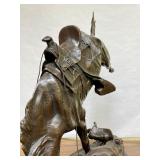 LARGE Old Vintage Frederic Remington Bronze Sculpture - "Wicked Pony"