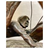 LARGE Old Vintage Frederic Remington Bronze Sculpture - "Wicked Pony"