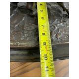 LARGE Old Vintage Frederic Remington Bronze Sculpture - "Wicked Pony"
