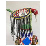 Large & Elaborate Old Yoruba Beaded Crown #3