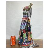 Large & Elaborate Old Yoruba Beaded Crown #3