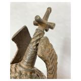 Monumental Antique Benin Bronze Bust Sculpture