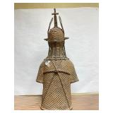 Monumental Antique Benin Bronze Bust Sculpture