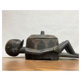 Old Figural Hemba / Kusu Ceremonial Bowl w/Lid