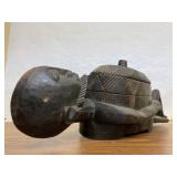 Old Figural Hemba / Kusu Ceremonial Bowl w/Lid