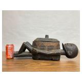 Old Figural Hemba / Kusu Ceremonial Bowl w/Lid