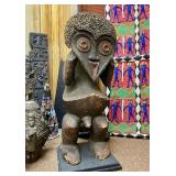 LARGE Old Mambila Standing Male Tadep Statue