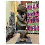 LARGE Old Mambila Standing Male Tadep Statue