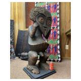 LARGE Old Mambila Standing Male Tadep Statue