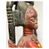 Excellent old Mami Wata Figure w/Serpent - West Africa