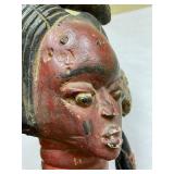 Excellent old Mami Wata Figure w/Serpent - West Africa