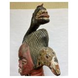 Excellent old Mami Wata Figure w/Serpent - West Africa