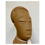 Outstanding Ancient African Terracotta Seated Nok Figure