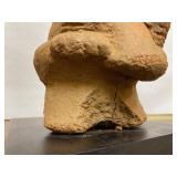 Outstanding Ancient African Terracotta Seated Nok Figure