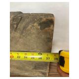 Unusual Old Relief Carved Wood Tribal Storyboard or Stele