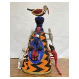 Large & Elaborate Old Yoruba Beaded Crown #1