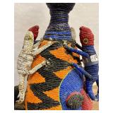 Large & Elaborate Old Yoruba Beaded Crown #1
