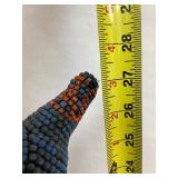 Large & Impressive Old Yoruba Beaded Figural Headdress #1