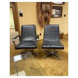 2 Great Looking Mid Century CHROMECRAFT Swivel Office/Desk Chairs