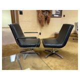 2 Great Looking Mid Century CHROMECRAFT Swivel Office/Desk Chairs