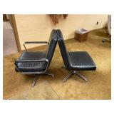 2 Great Looking Mid Century CHROMECRAFT Swivel Office/Desk Chairs