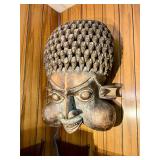 Gigantic Old Bamileke Helmet Mask