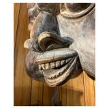 Gigantic Old Bamileke Helmet Mask