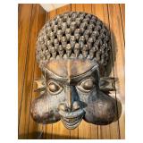 Gigantic Old Bamileke Helmet Mask