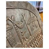 Wonderful old Relief Carved African Chief